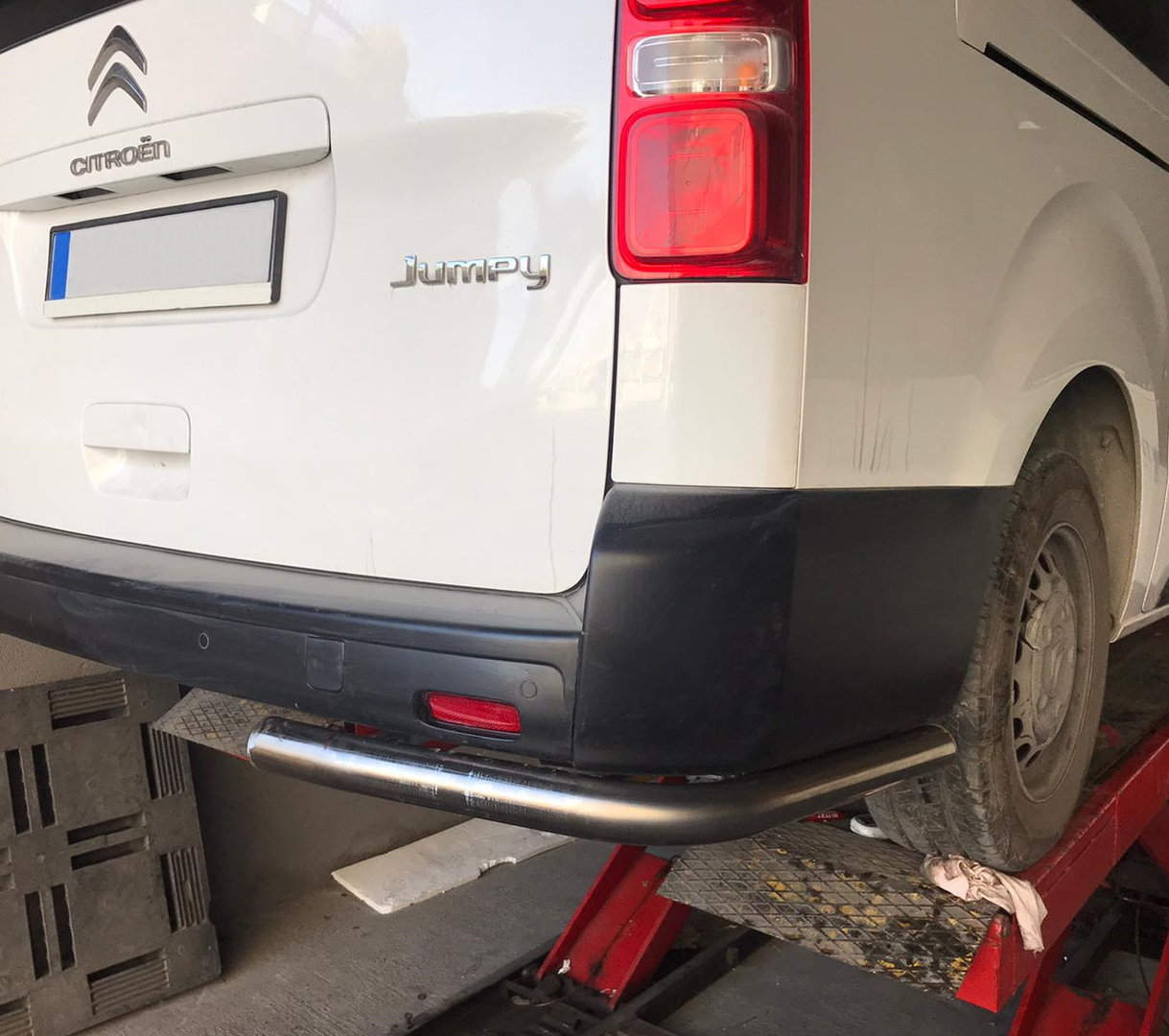 Fiat Scudo Rear bumber protection bar 2022->