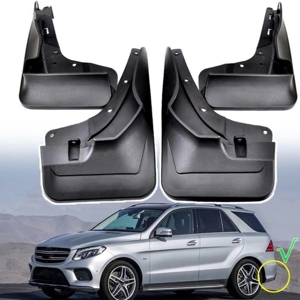 M-B GLE W166 Mud flaps (with running board)