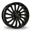 M-B Sprinter W907 Alloy rims set 18" Wolfrace AeroX Black