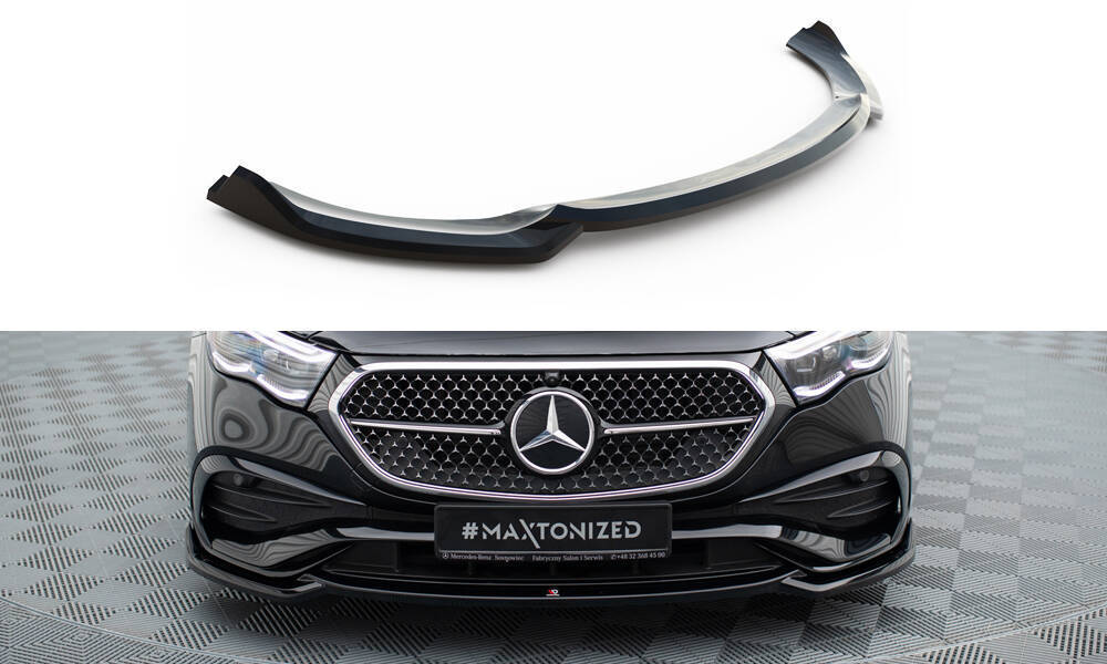M-B E W214 Maxton etuspoileri AMG-Line puskuriin