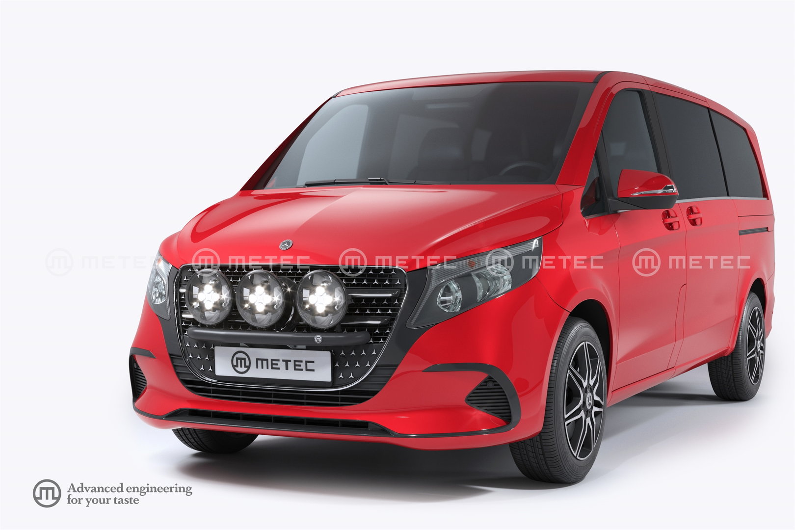 M-B Vito W447 Musta pieni valoteline 2024->