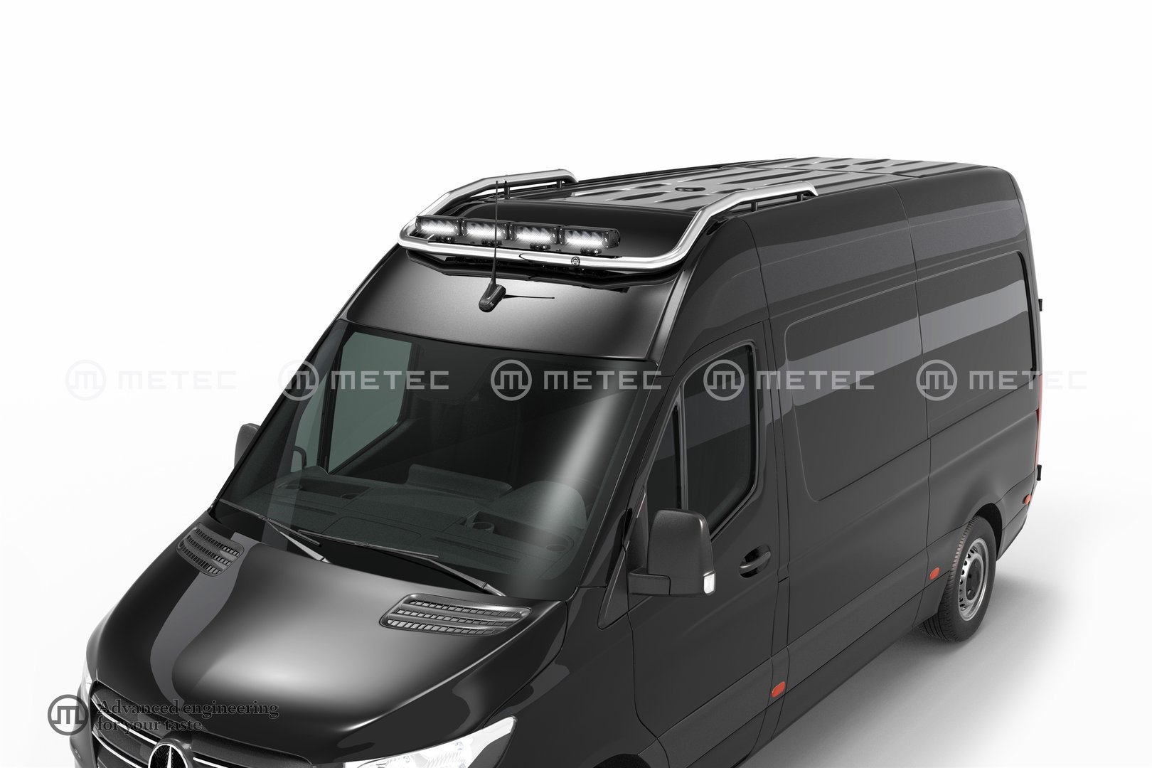M-B Sprinter W907 Valoteline tuulilasin yläpuolelle H2 (Metec)