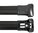 Black crossbars for Opel Vivaro 2019-> roof rails