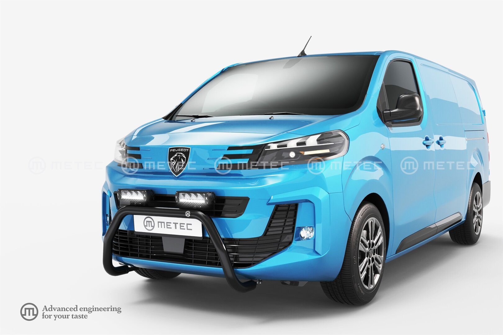 Peugeot Expert Black EU-Front guard 2024-> (Metec)