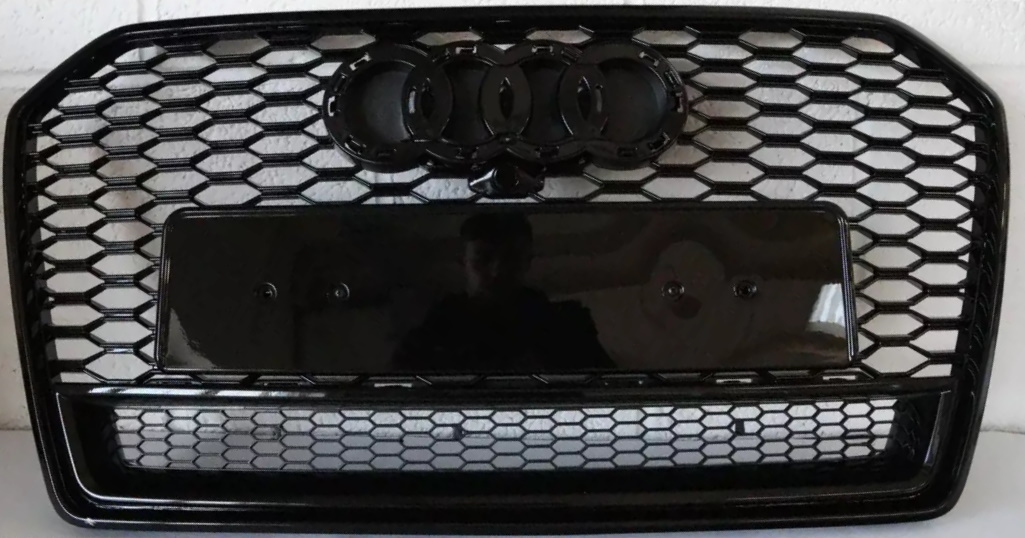 Audi A6 C7 Glossy black RS6 look grille 2015-2018