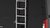 M-B Sprinter W907 Rear door ladders black