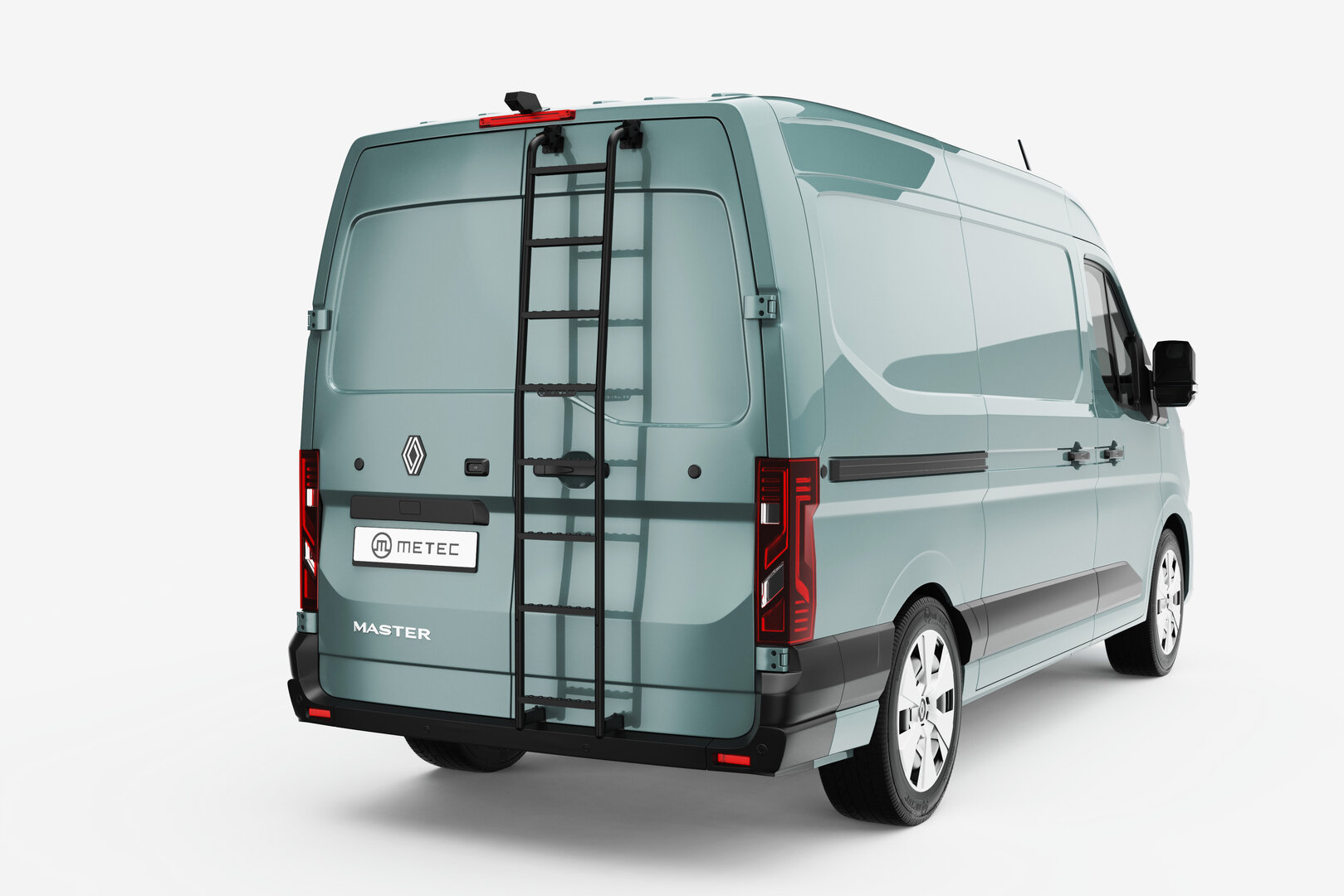 VW Crafter rear door ladders black 2017->