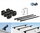 VW Transporter T7 Roof Racks 3-pipe