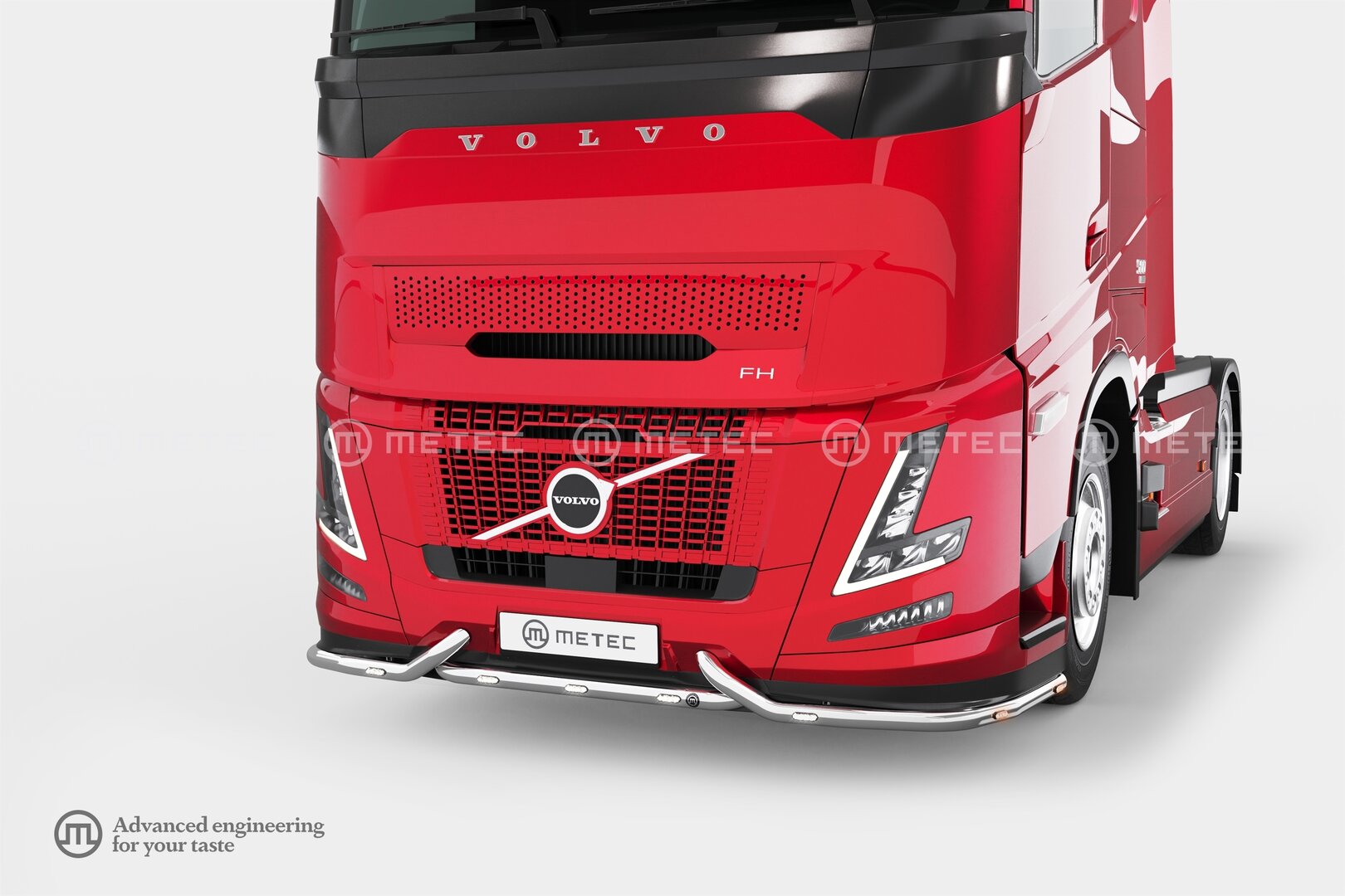 Volvo FH Aero Frontbumber LED-protection bar 3-piece