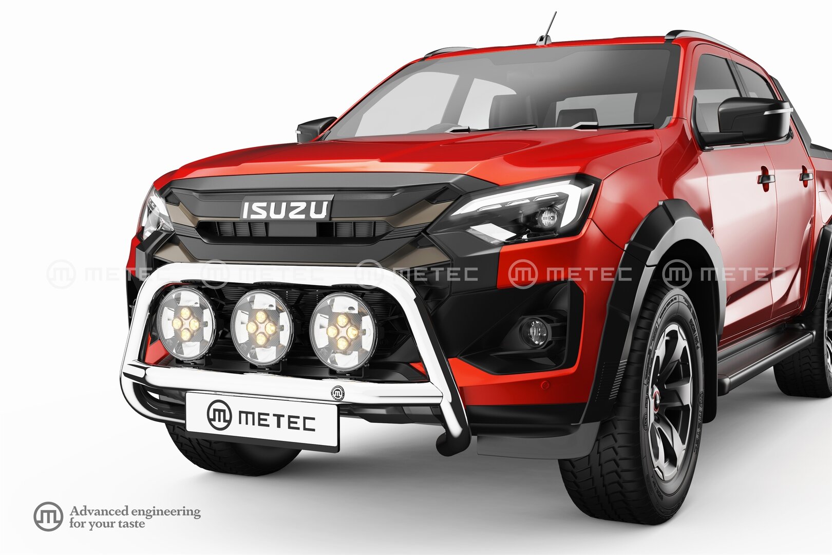 Isuzu D-Max Front guard 70mm 2024->