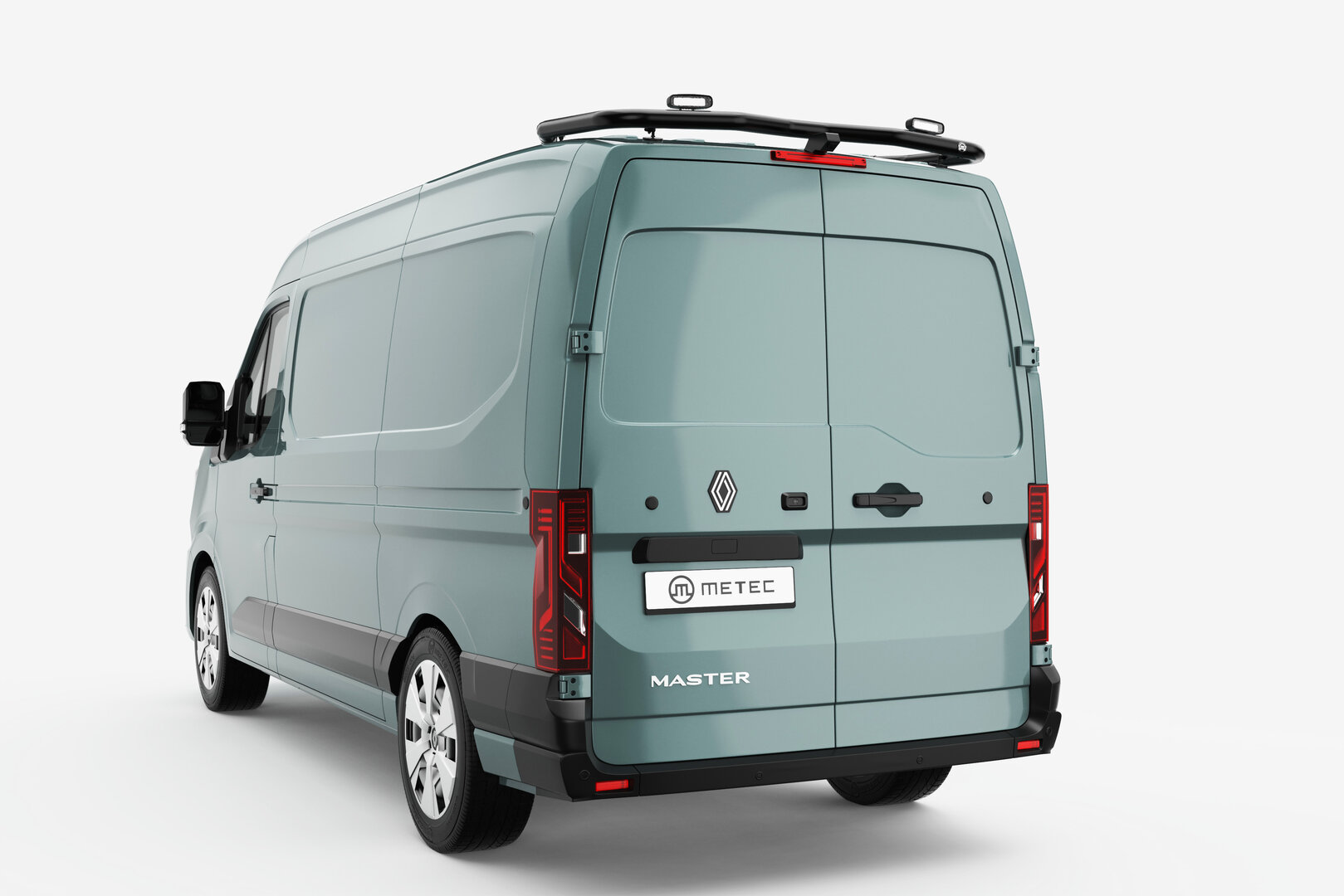 Renault Master Black light rail to back of the roof 2025->