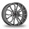 M-B Sprinter W907 Alumiinivanteet 20" Wolfrace Evoke X Gun metal polished