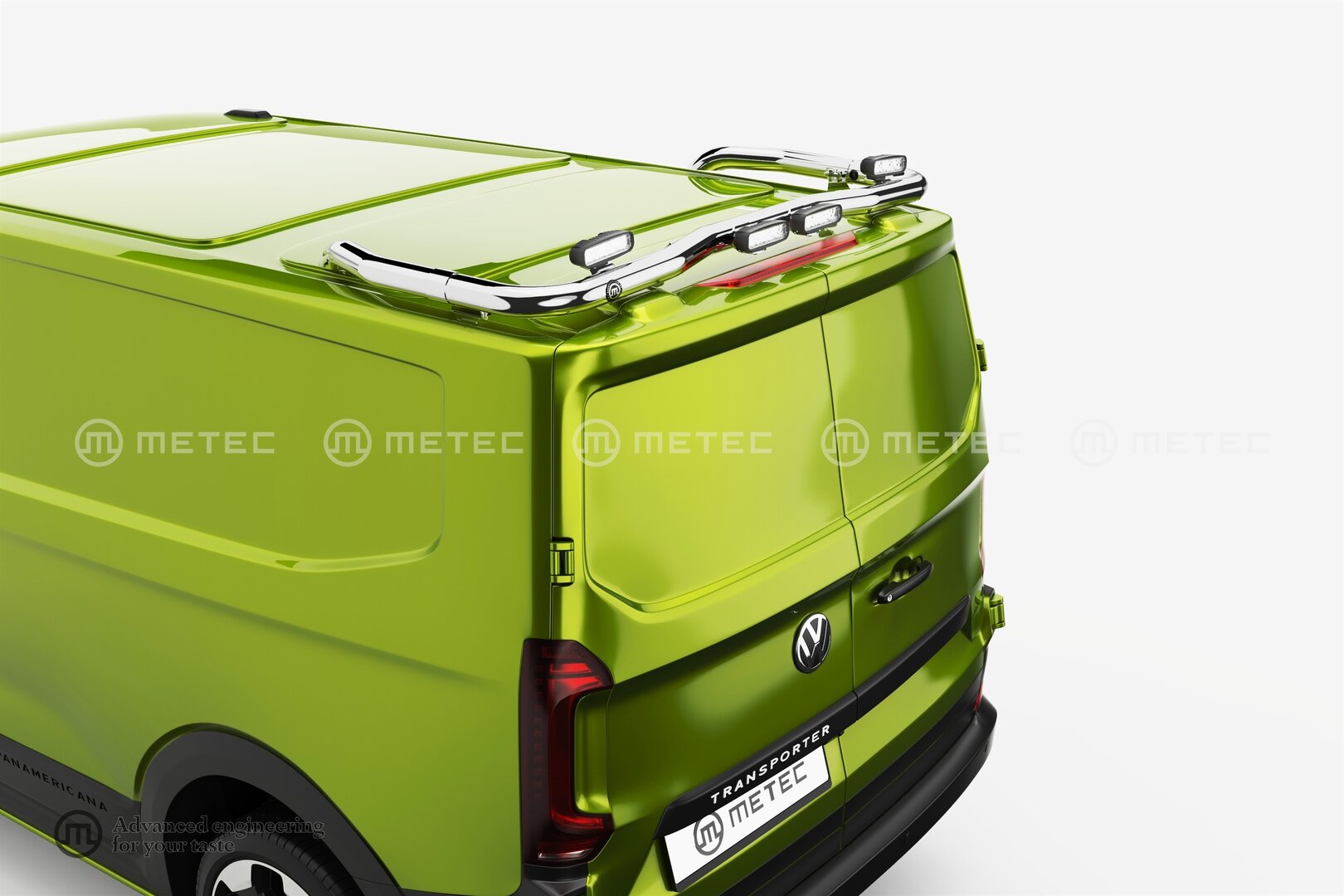 VW Transporter T7 Valoteline katolle taakse