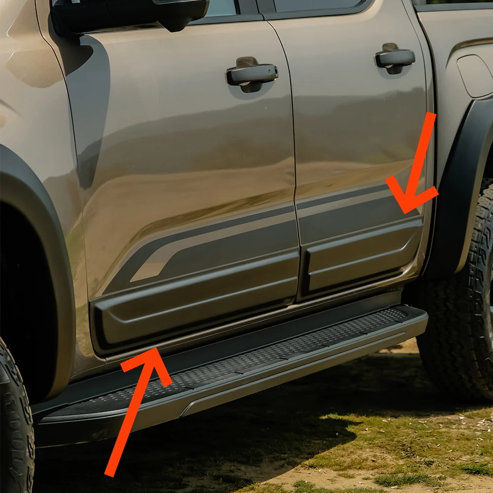 VW Amarok body cladding 2023->
