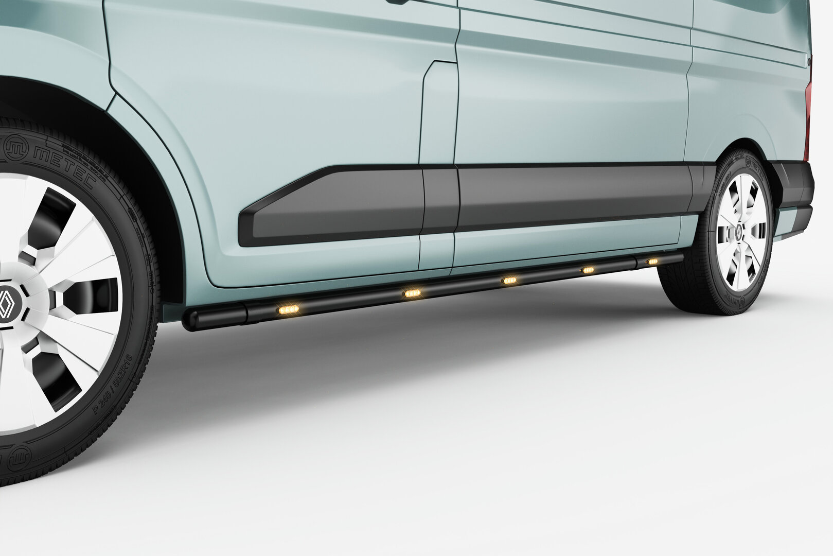 Renault Master Mustat LED-kylkiputket 2025->