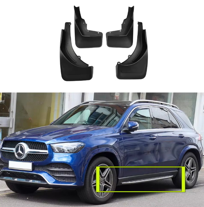 M-B GLE W167 Mud flaps (running board)