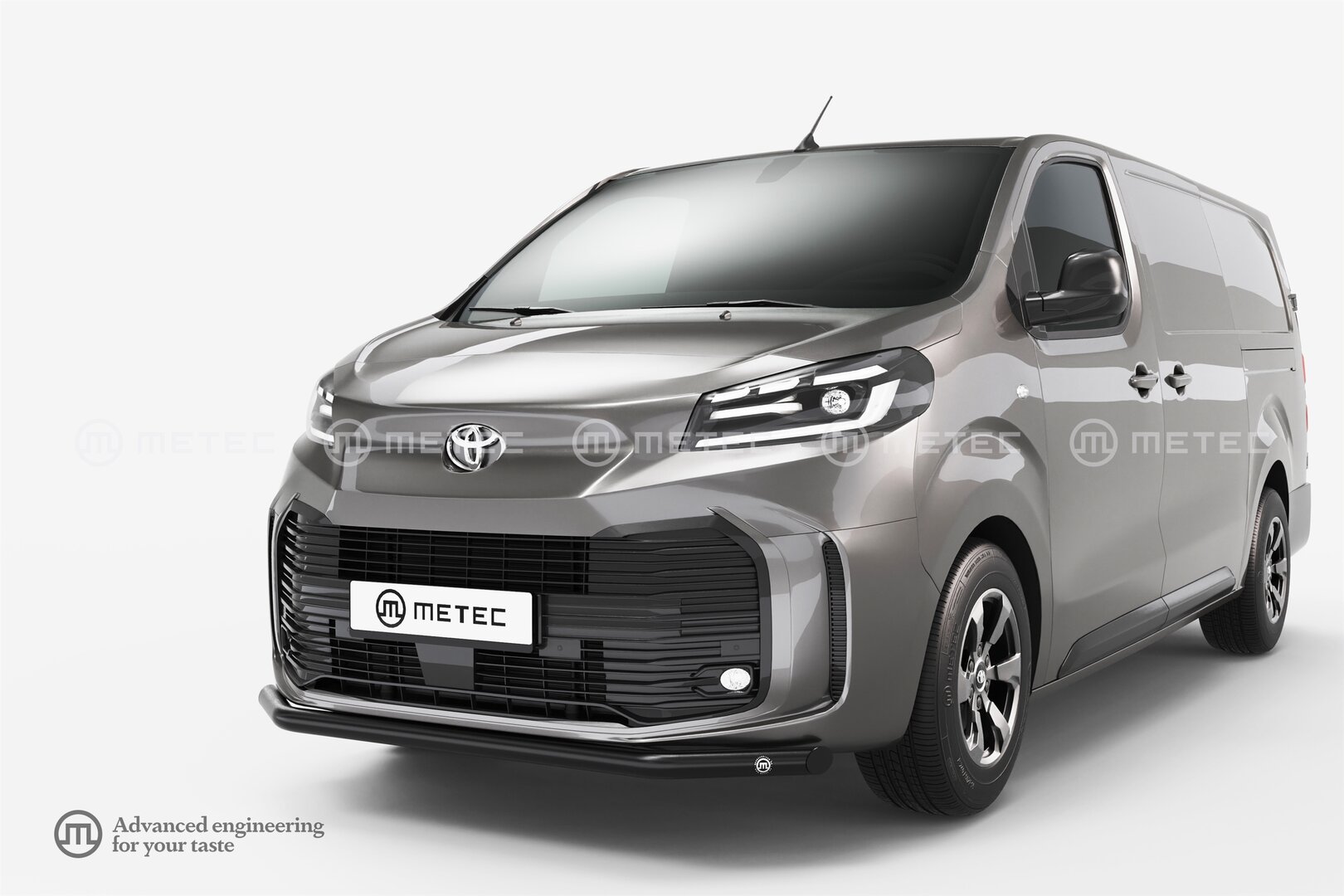 Toyota Proace Musta etupuskurin suojarauta 2016->