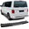 VW Transporter T6 Rear bumper protector ABS-Plastic (Shiny black)
