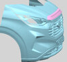 Ford Transit Custom Stone protection for the hood 2024-> Matt black Ford Transit Custom Stone protection for the hood 2024-> Matt black