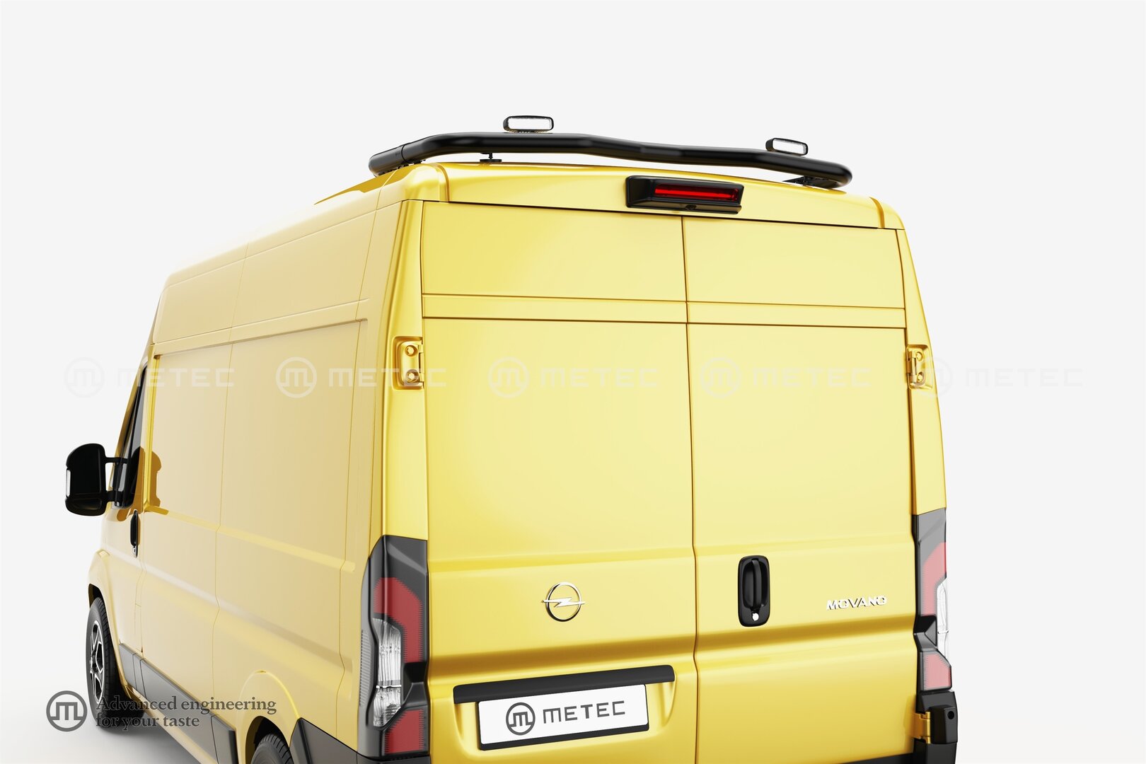 Opel Movano Equipment bar to rear (Black) 2022->