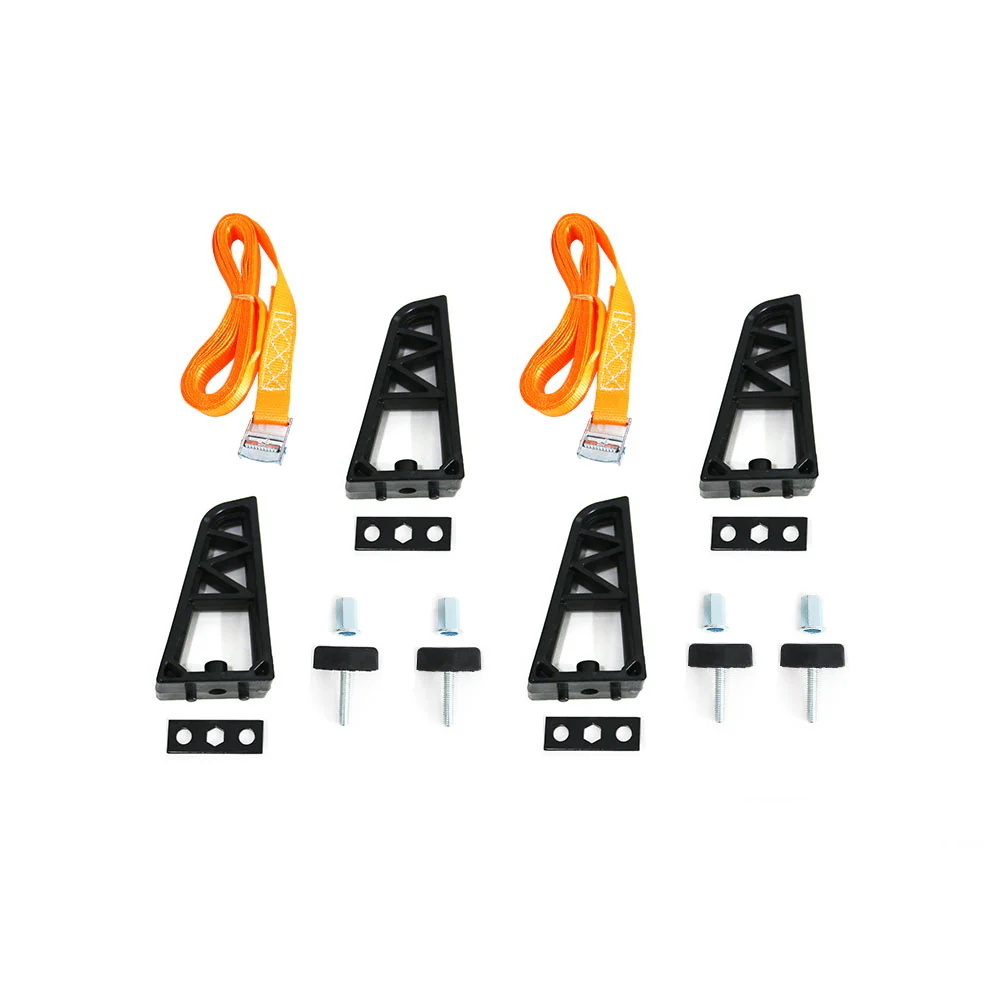 Muoviset kuormanrajaajat kattokaiteiden taakkatelineisiin