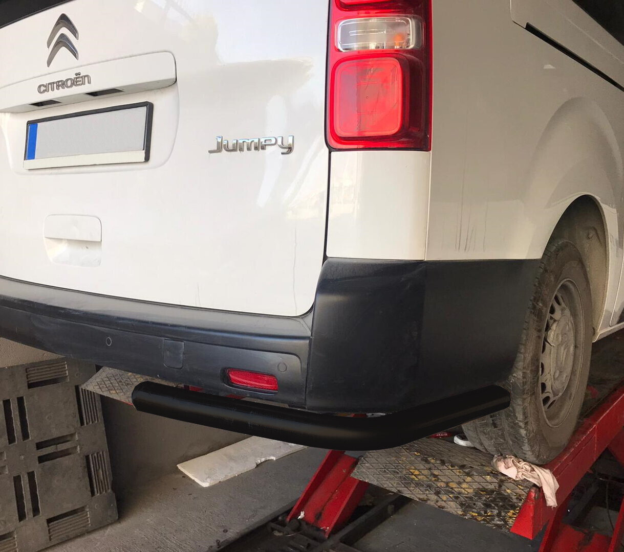 Opel Vivaro Black rear bumber protection bar 2019->