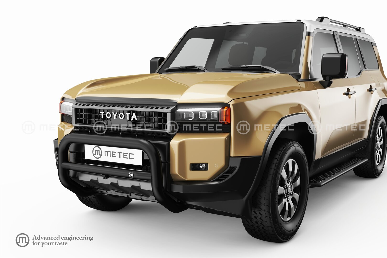 Toyota Land Cruiser 250 Musta EU-Valorauta (Metec)