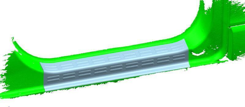 Renault Trafic Front door sill plastic protectors 2022->