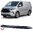 Ford Transit Custom Stone protection for the hood 2024-> (Shiny black)