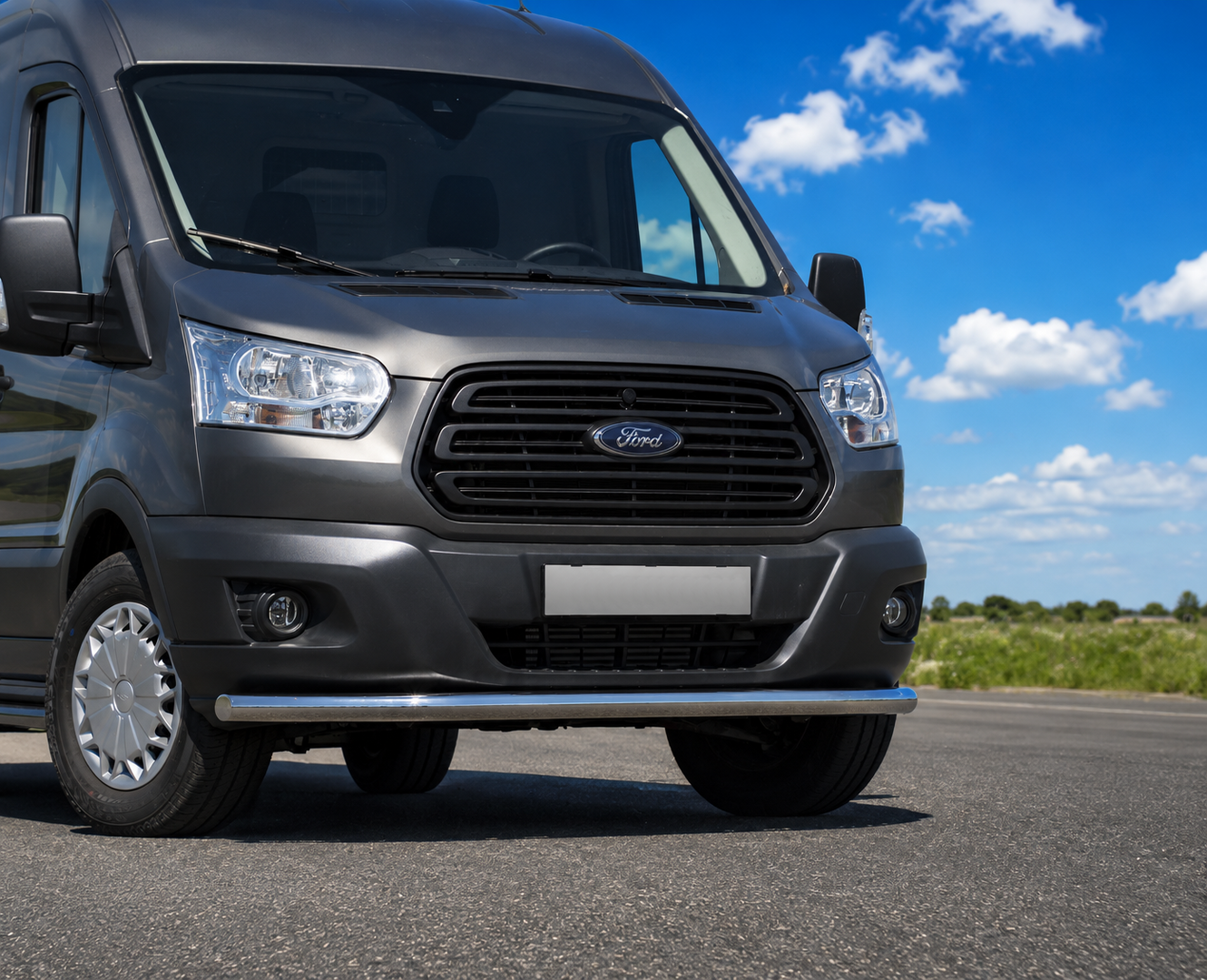 Ford Transit Van Front bumper protection 2014-2019