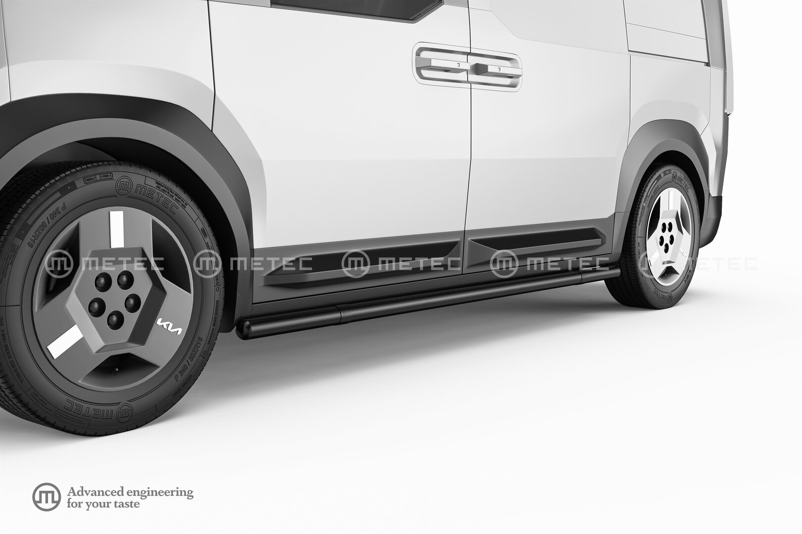 Kia PV5Side bars (Black)