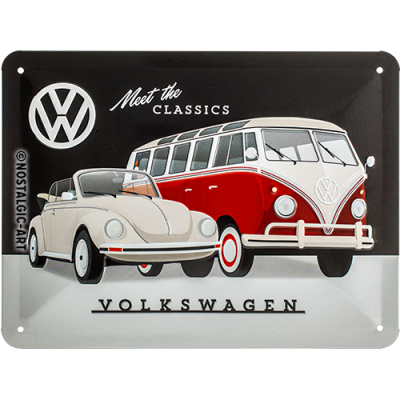 VW - Meet The Classics sign 15cm x 20cm