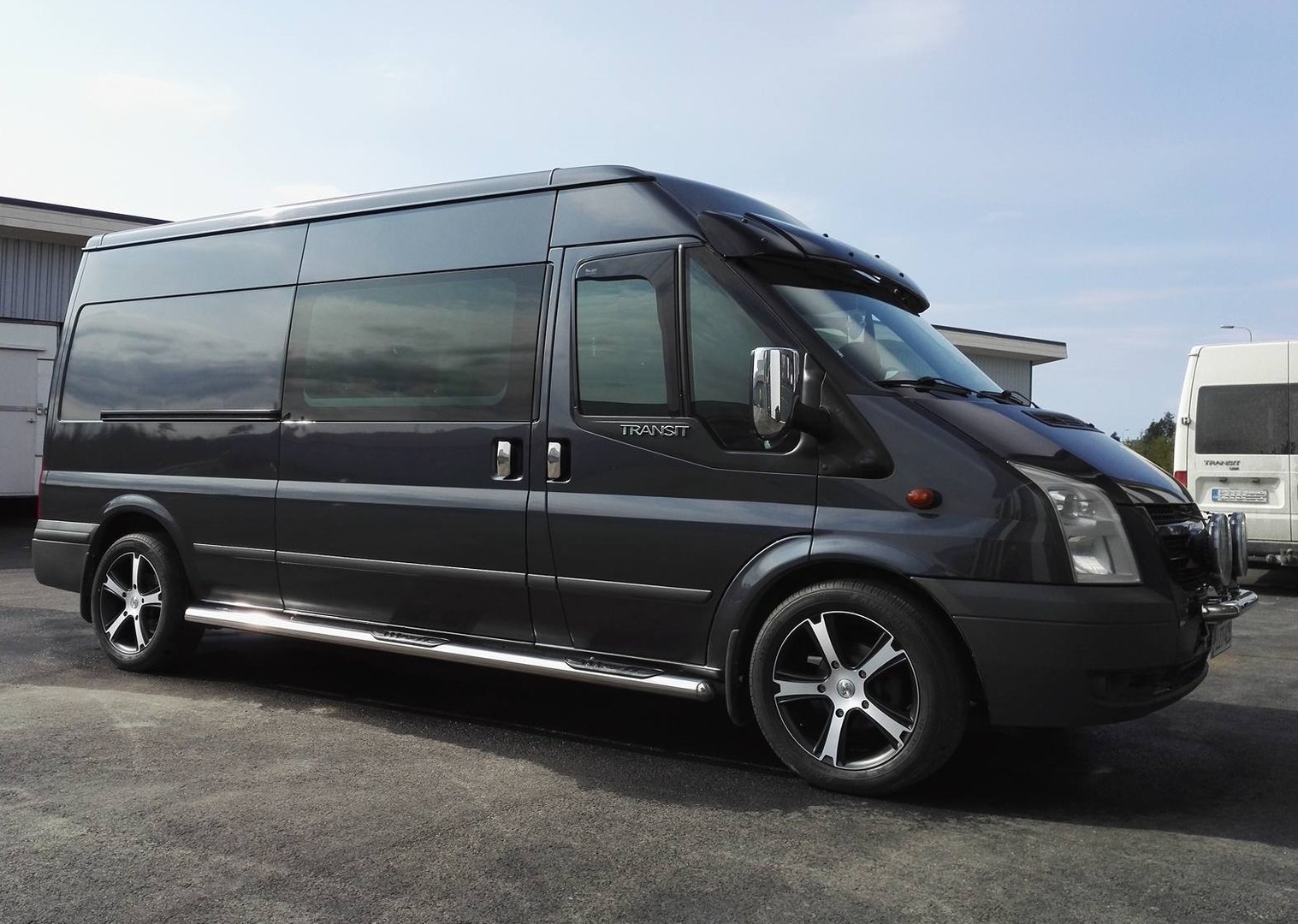 Ford Transit Side bars Tuning parts for vans KMParts Ford Transit Side bars Tuning parts for vans KMParts