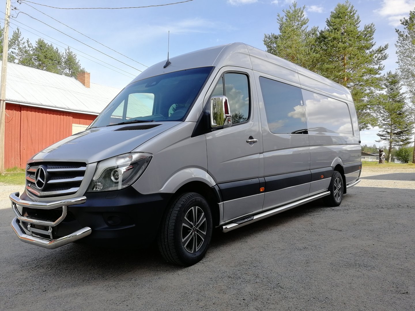 VW Crafter Side bars 2-in-1 -Tuning parts for vans - KM-Parts-