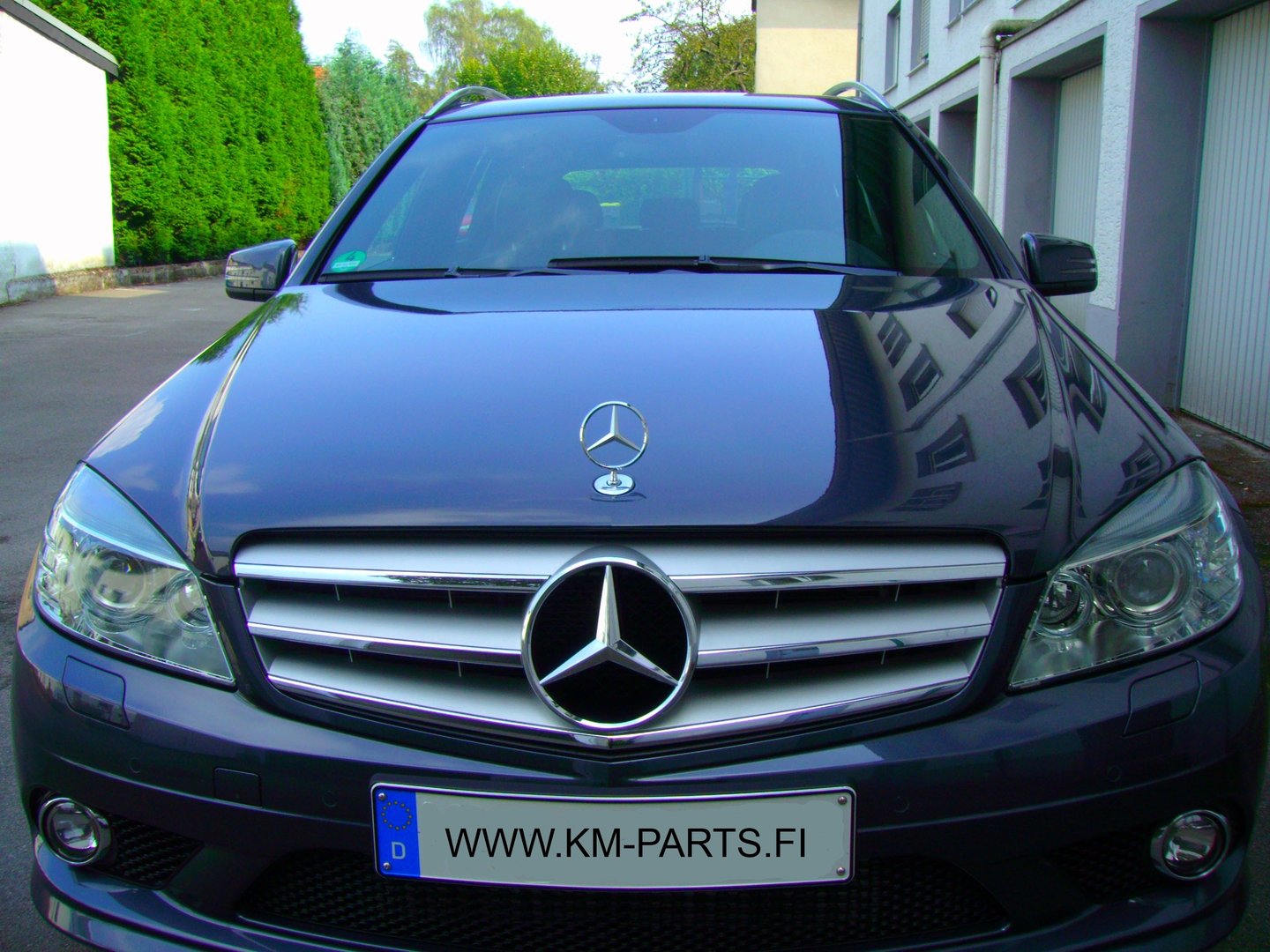 Мерседес w204 синий