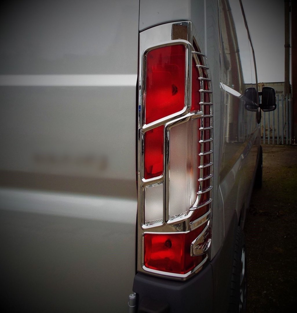 Peugeot Boxer Full LED Rear Lights Cluster, Tailight, Rear Light Unit Replacement Smoked Light Van X New